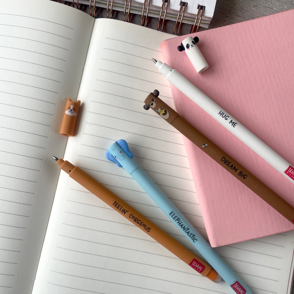 Legami Erasable Pen Panda, Black Ink Liv's Solihull