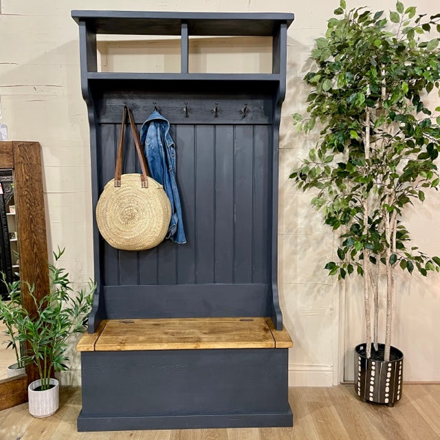 Sherwood Hall Stand Monks Bench Storage Hooks