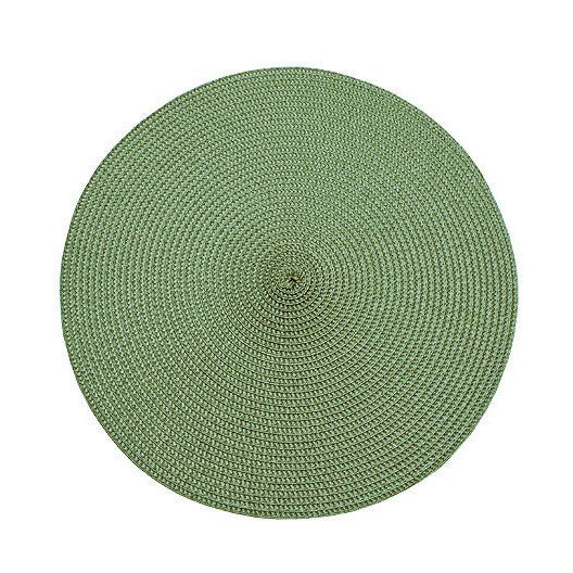 Round Placemat Olive Green Liv's Solihull