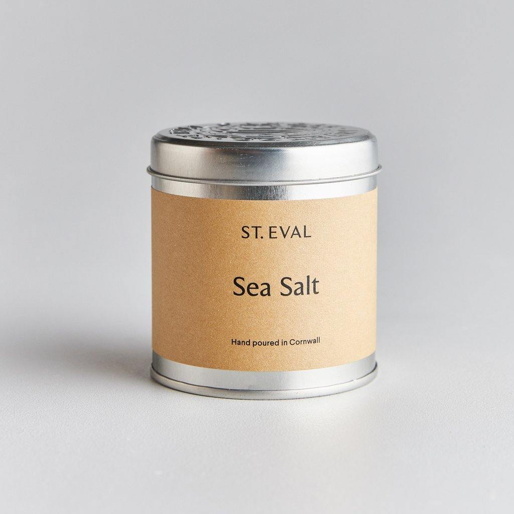 Tin Candle - Sea Salt Scent - Liv's