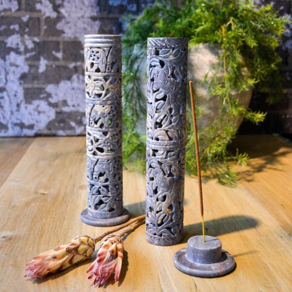 Incense Holder - Soap Stone 15cm - Liv's