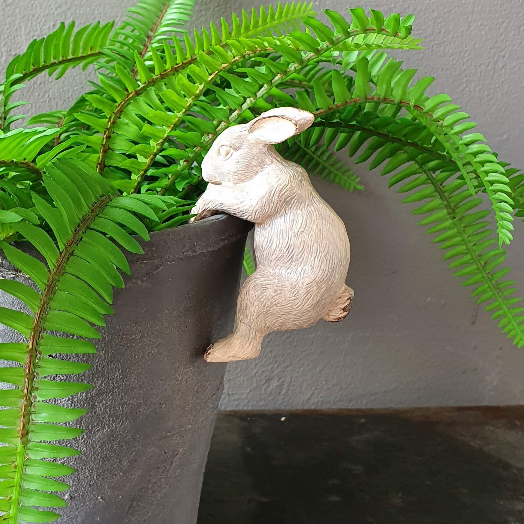 rabbit plant pot hanger Pot Hanger - Rabbit