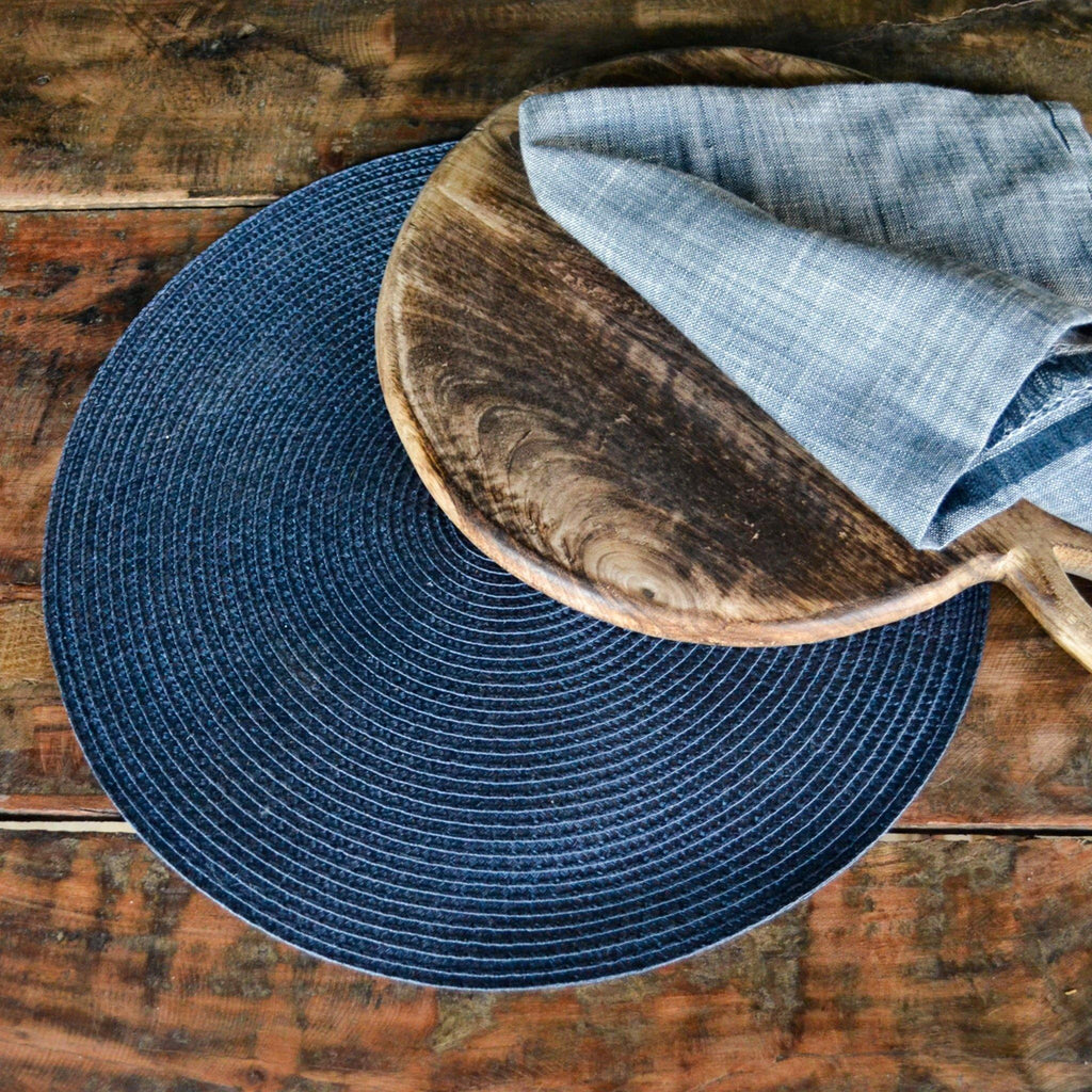 Round Placemat - Slate Blue - Liv's