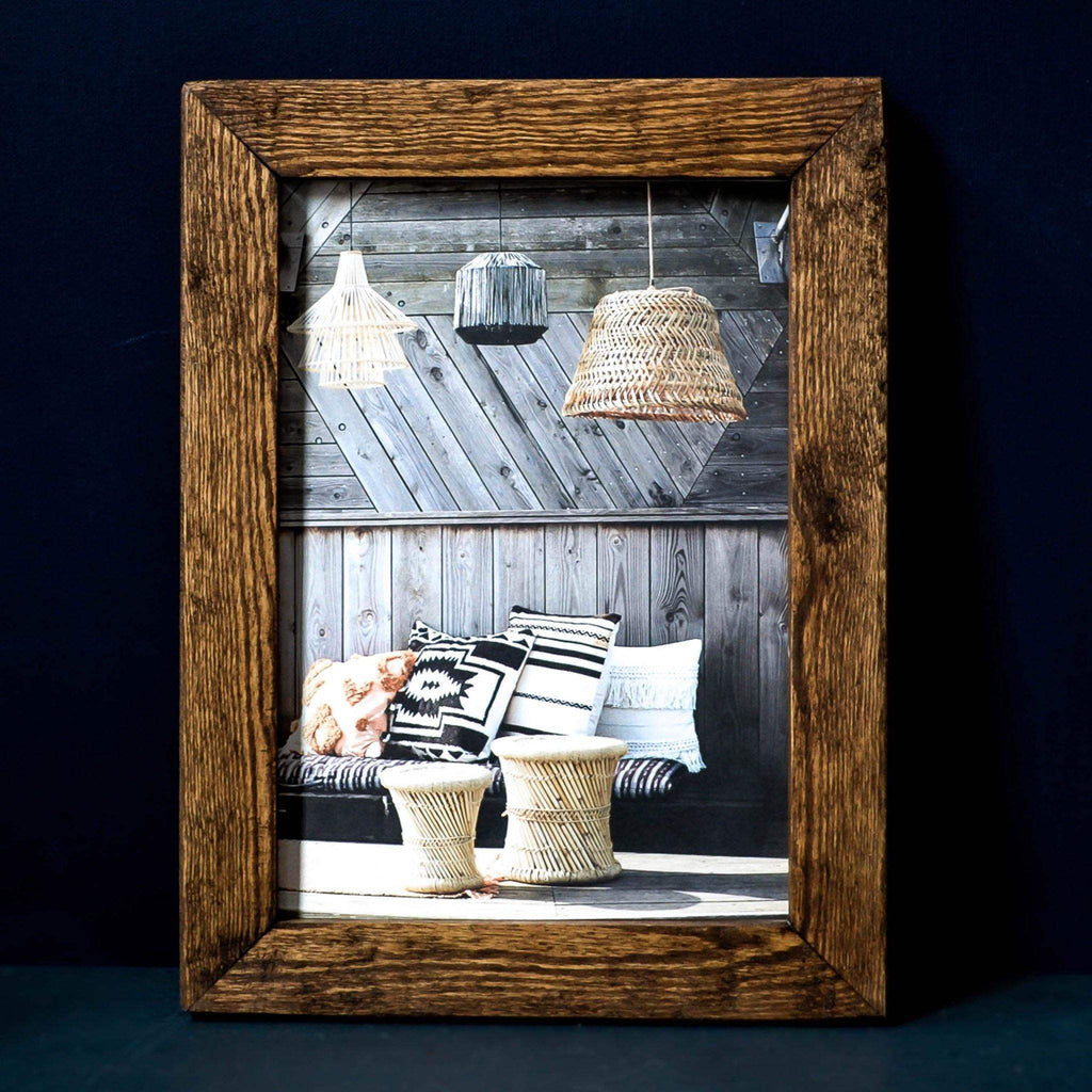 A4 Rustic Brown Photo Frame - - Liv's Solihull