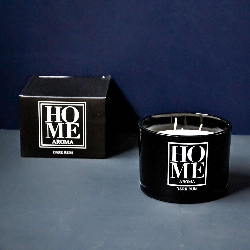 Home Aroma Candle - Dark Rum - Liv's