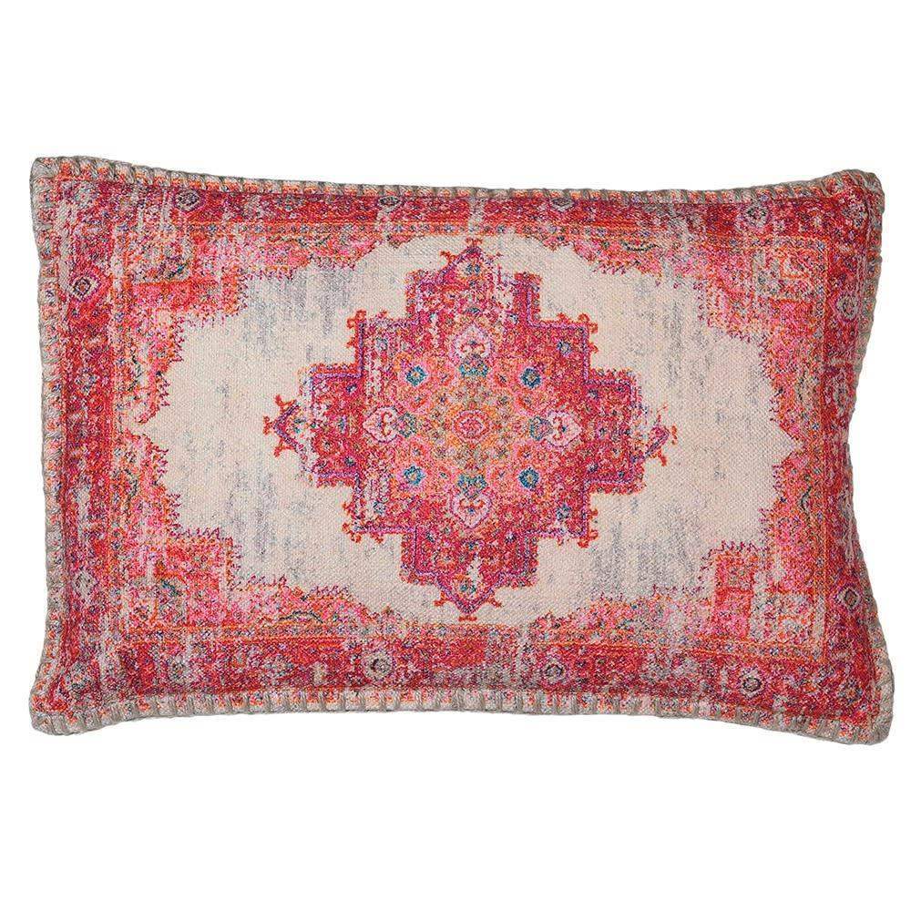 Cushion - Red Rug Pattern - Liv's