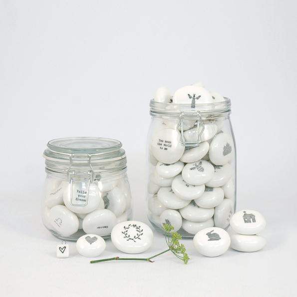 Porcelain Pebble - Moon and Back - Liv's