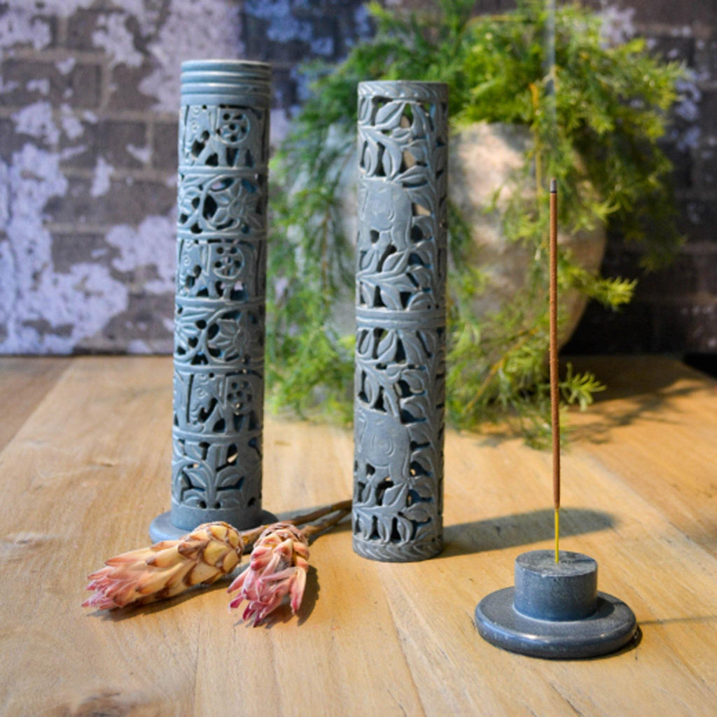 Incense Holder - Soap Stone 15cm - Liv's