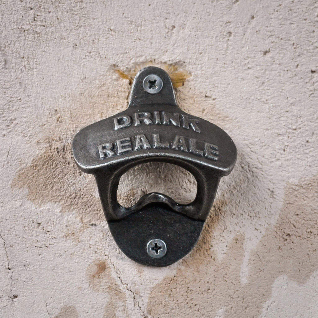 Bottle Opener - Drink Real Ale, Wall Hanging - Liv's