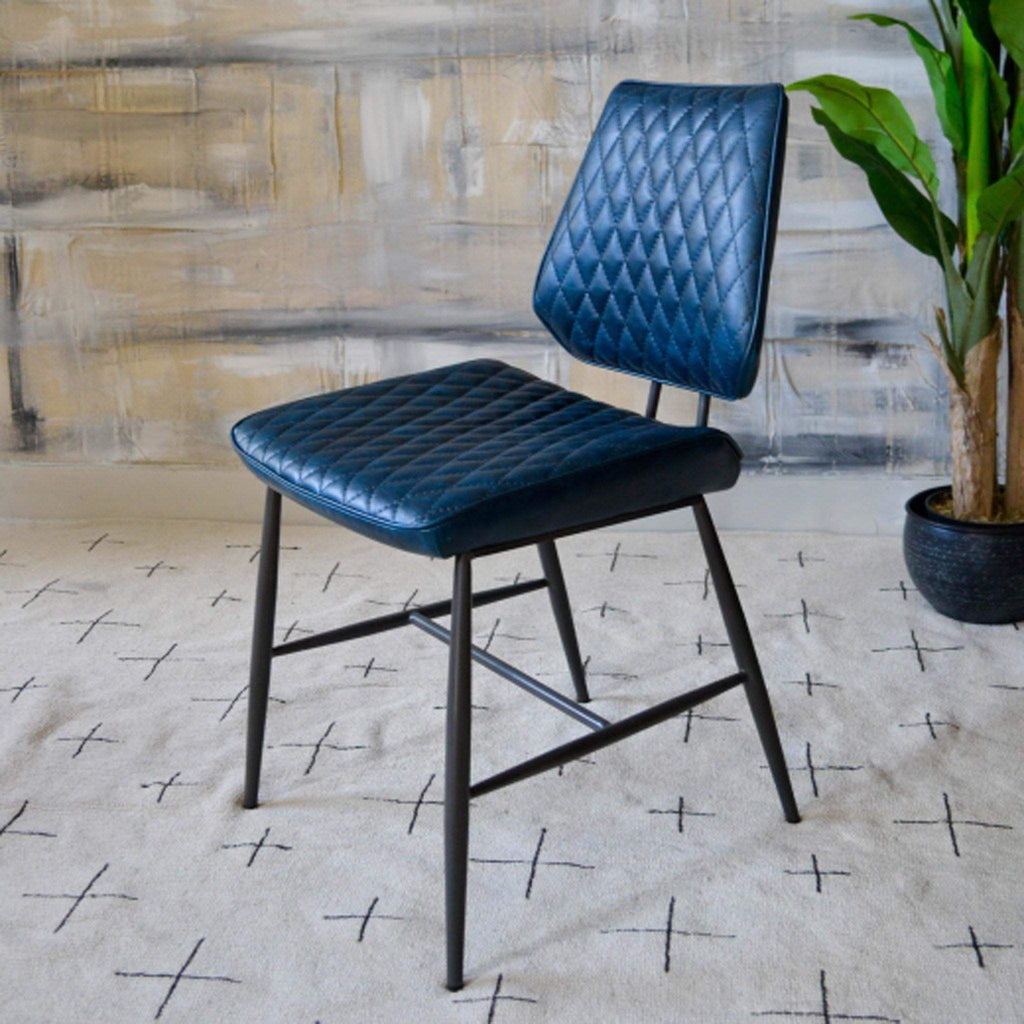 Timothy Dining Chair - Dark Blue - Liv's