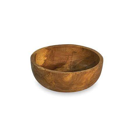 Teak Handmade Bowl, Approx. 20cm - Liv's